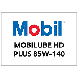 Mobile Blue Label Mobile Lube Labels