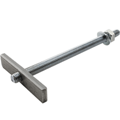 Insert Plate M8x125 stud, nut and washer