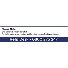 Allied Petroluem Pre-Auth Folded Ali 328x74x40mm