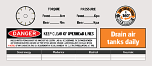 FH Heavy Trailer Label 220x90mm
