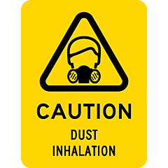 Caution - Dust Inhalation 