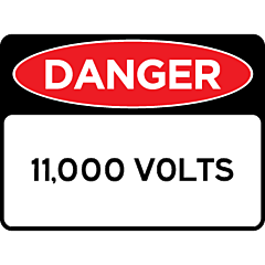 Danger - 11000 VOLTS