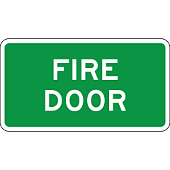 Fire Door Plaque 110x60mm 