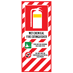 Fire Extinguisher Wet Chemical 200x460mm 