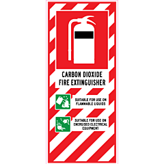 Fire Extinguisher CO2 200X460mm