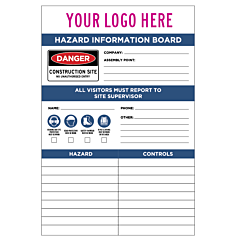 Custom Hazard Info Board 800X1200mm