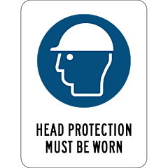Mandatory - Head Protection Must Be Worn