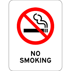 Prohibitory - No Smoking 