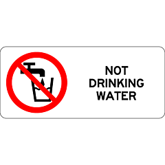Prohibitory - Not Drinking Water (Landscape)