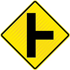 PW11.1-1 (WJ4R) Side Road Junction UnControlled Right