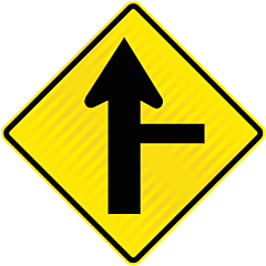 PW11-1 (WJ5R) Side Road Junction Controlled Right