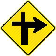 PW9.1-1 (WJ2R) Cross Road Junction Right