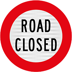 RG16 (RD3) Road Closed