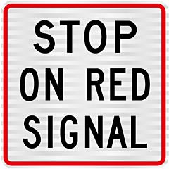 RG30 (RP61) Stop on Red Signal