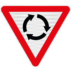 RG6R (RP21) Giveway Roundabout