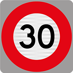 (RS1B) Temporary Speed Limit - Level 2