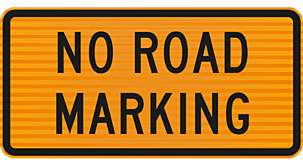 (T218B) No Road Marking  Level 2
