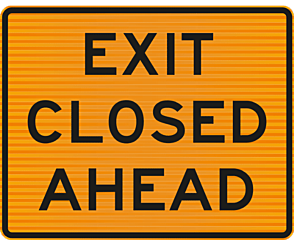 (TD2B) Exit Closed Ahead Level 2