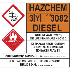 Allied Petroleum AGT Hazchem 3YE 3082 Diesel AGT