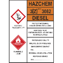 Allied Petroluem Hazchem 3Z 3082 Diesel