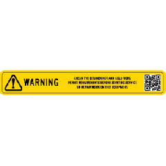  FH Bitumen tanker/sprayer warning signage 200x30mm