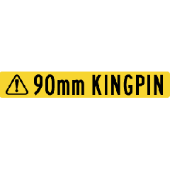 FH Caution 90mm Kingpin 1020x130mm