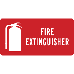 FH Fire Extinguisher Label 70x35mm