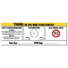 FH Light Trailer Label 150x55mm