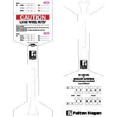 FH Loose Wheel Nut Retorque Tags (Bundle Of 25)