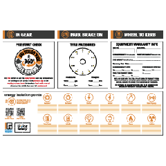 FH Vehicle Info Label 225x150mm