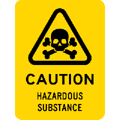 Caution - Hazardous Substance