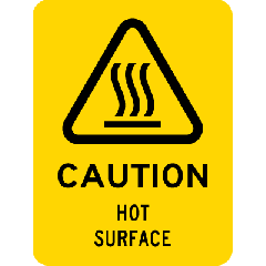 Caution-Hot Surface