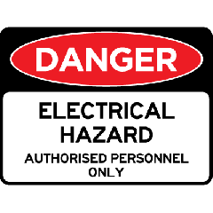 Danger - Electrical Hazard 