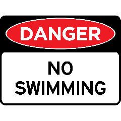 Danger - No Swimming 