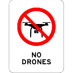 Prohibitory - No Drones