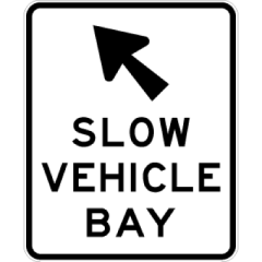 Slow Vehicle Bay - 900x1100