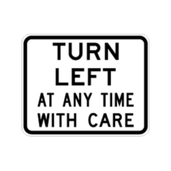 Turn Left At Any Time - 750x600