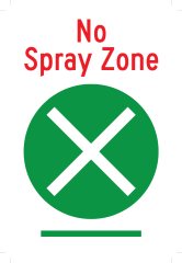 Southern Taranaki - No Spray Zone 300x450mm