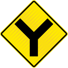 PW12.1 (WJ6U) Intersection Y Junction Uncontrolled