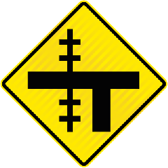 PW13.3 (WXL5) Railway Crossing at T Junction Uncontrolled Left