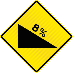 PW27.2 (WN3D) Steep Grade Downgrade 8%