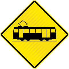 PW63 (WX2L) Tram / Light Rail Left