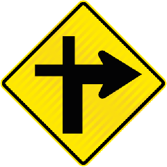 PW9.1-1 (WJ2R) Cross Road Junction Right