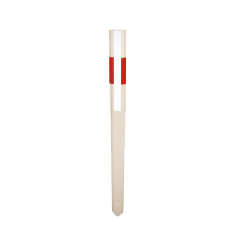 Edge Marker Post Delineated White
