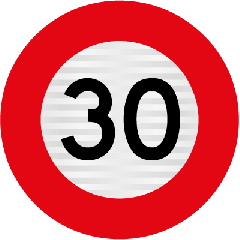 RG1 (RS1) Speed Limit - Single Sided