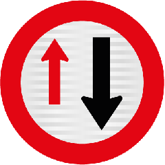 RG19 (RP51) Single Lane Give Way