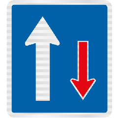 RG20 (RP52) Single Lane Priority