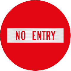 RG9 (RD2) No Entry