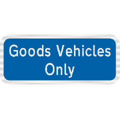 Goods Vehicles Only