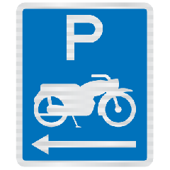 Motorcycle Parking Left